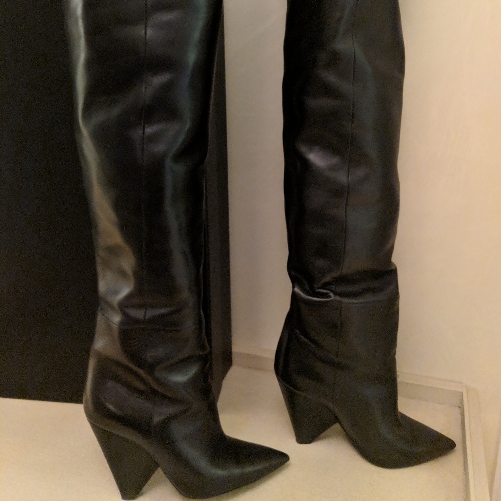 COPY - Saint Laurent Thigh High Niki Boot 38.5